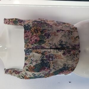 Floral Tapestry Crop Top